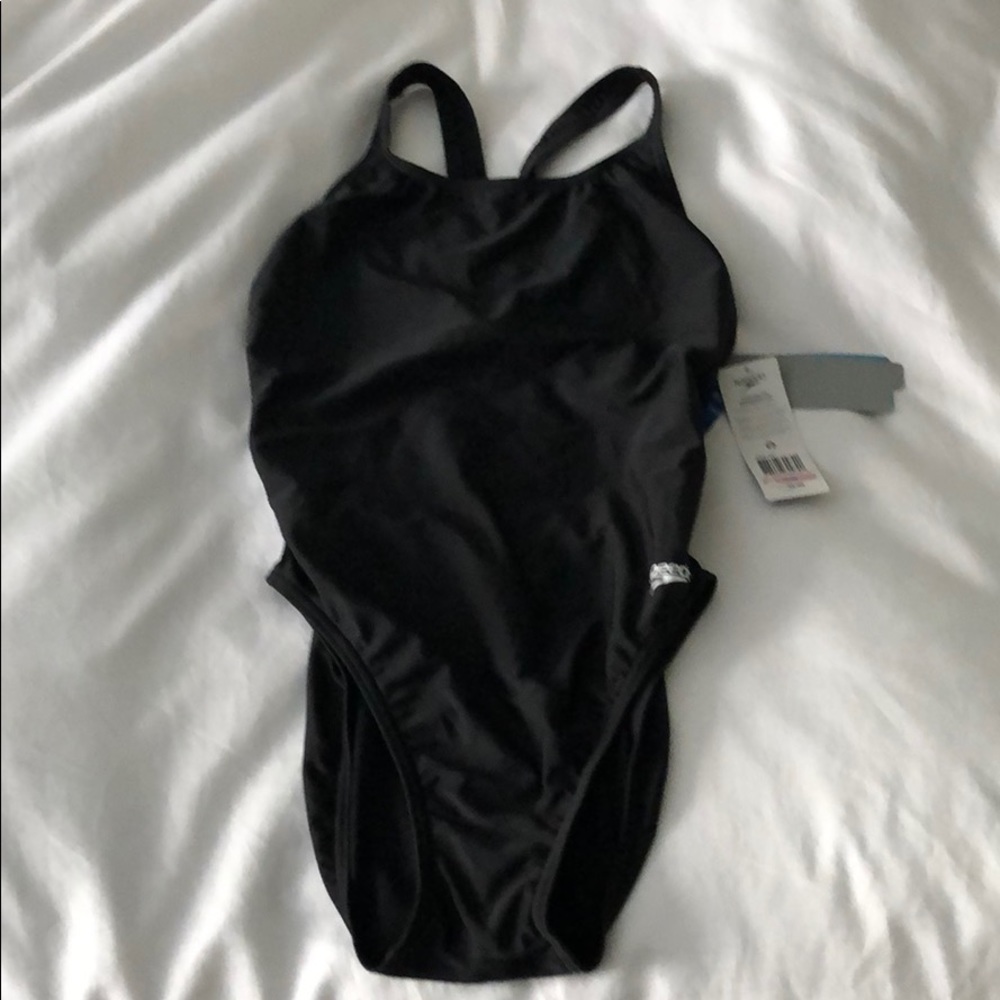 Speedo swimsuit black Pro LT SIZE 10/36 NWT